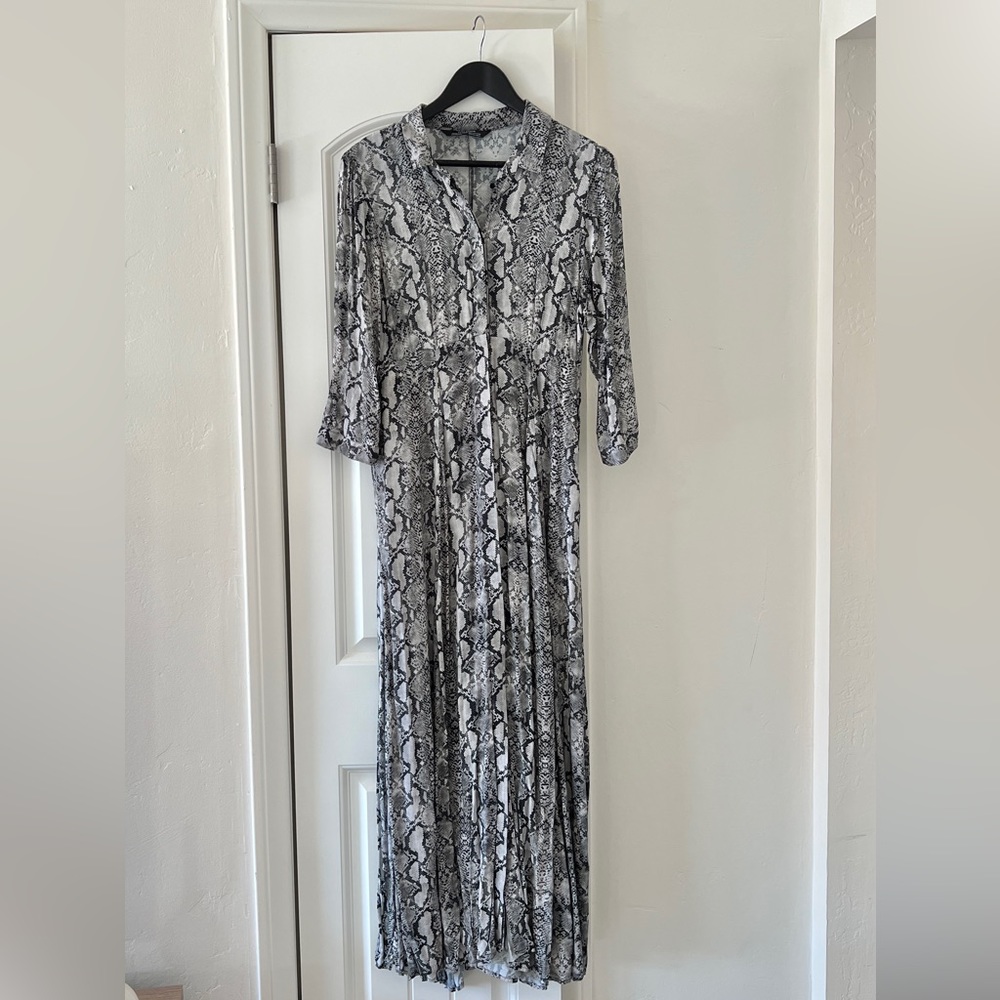 Zara long flowy dress
